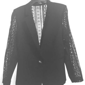 Sexy black laced jacket